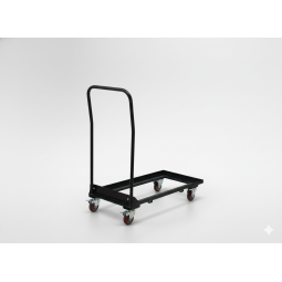 Cărucior de transport pentru scaune de catering – capacitate de încărcare 200 kg