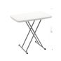 Masă pliantă pentru camping și catering, cu înălțime reglabilă 76,5 × 49,5 cm