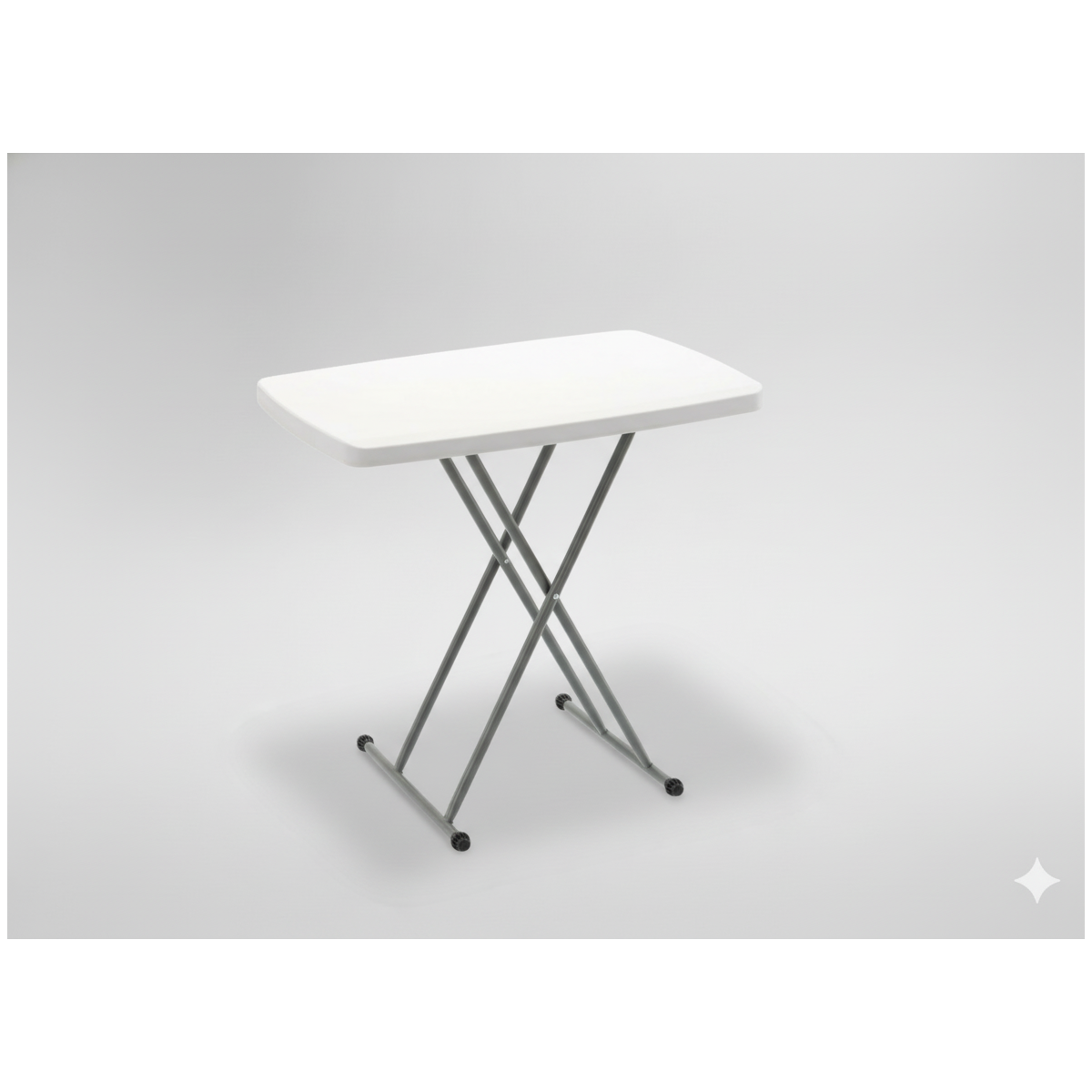 Masă pliantă pentru camping și catering, cu înălțime reglabilă 76,5 × 49,5 cm