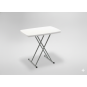 Masă pliantă pentru camping și catering, cu înălțime reglabilă 76,5 × 49,5 cm