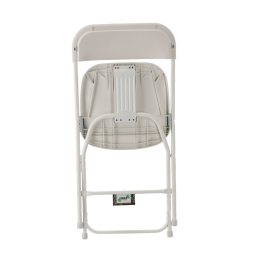 Scaun pliant pentru catering 49,5 × 45 × 81 cm – alb