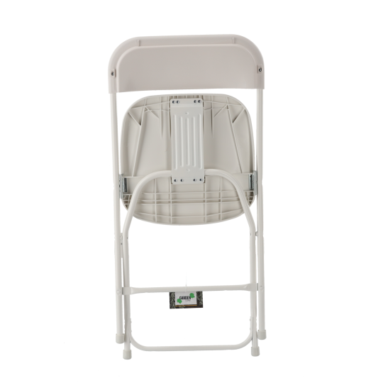 Scaun pliant pentru catering 49,5 × 45 × 81 cm – alb