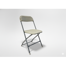 Scaun pliant de catering gri 49,5 × 45 × 81 cm