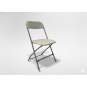 Scaun pliant de catering gri 49,5 × 45 × 81 cm