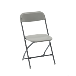 Scaun pliant de catering gri 49,5 × 45 × 81 cm