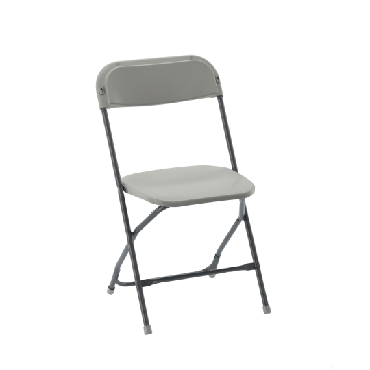 Scaun pliant de catering gri 49,5 × 45 × 81 cm