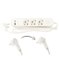 Prelungitor cu întrerupător – 3 prize, USB-A, USB-C, 1,5 m