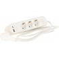 Prelungitor cu întrerupător – 3 prize, USB-A, USB-C, 1,5 m