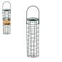 Hrănitoare metalică suspendată pentru păsări pentru bile de grăsime 7 × 24 cm