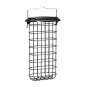 Hrăniță metalică tip cușcă pentru păsări, pentru bile și blocuri de grăsime 15,5 × 7,2 × 26 cm