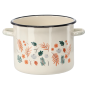 Oală emailată Listy 5,5 l – 22 cm, crem