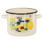 Oală emailată Măslin 4,5 l – 20 cm, crem