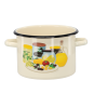 Oală emailată Măslin 3 l – 18 cm, crem