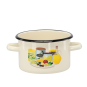 Oală emailată Măslin 2 l – 16 cm, crem