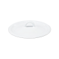 Capac emailat alb/crem 16 cm