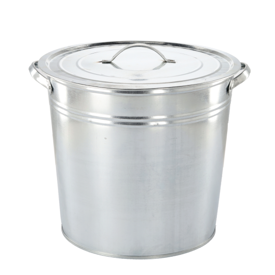 Cazan conic galvanizat cu capac 32 l