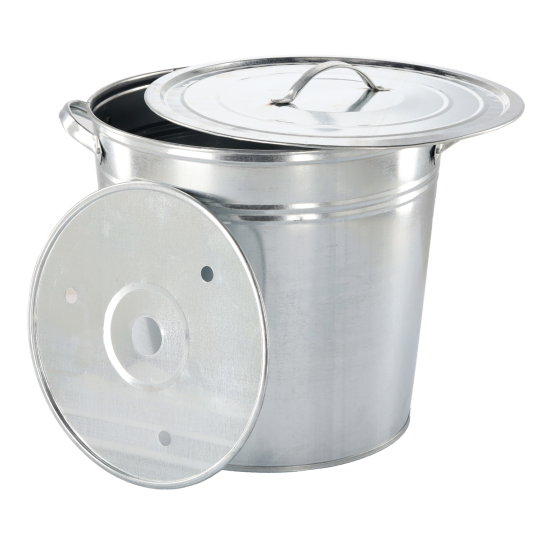 Cazan conic galvanizat cu capac 32 l