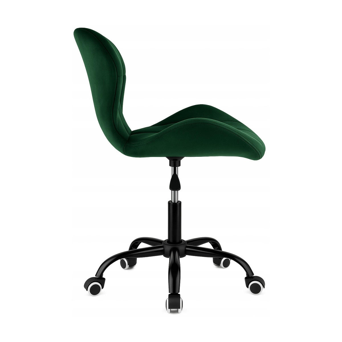 Scaune rotative din catifea, de culoare verde