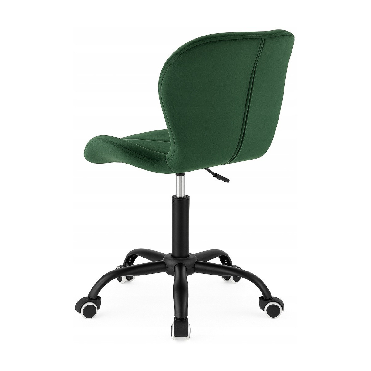Scaune rotative din catifea, de culoare verde