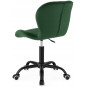 Scaune rotative din catifea, de culoare verde