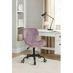 Scaune moderne pentru birou de culoare roz pal