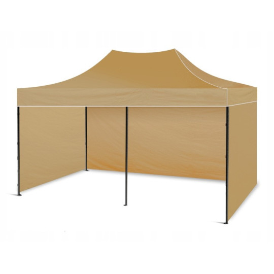 Tenda mare cu structură tip foarfecă de culoare bej 3x6