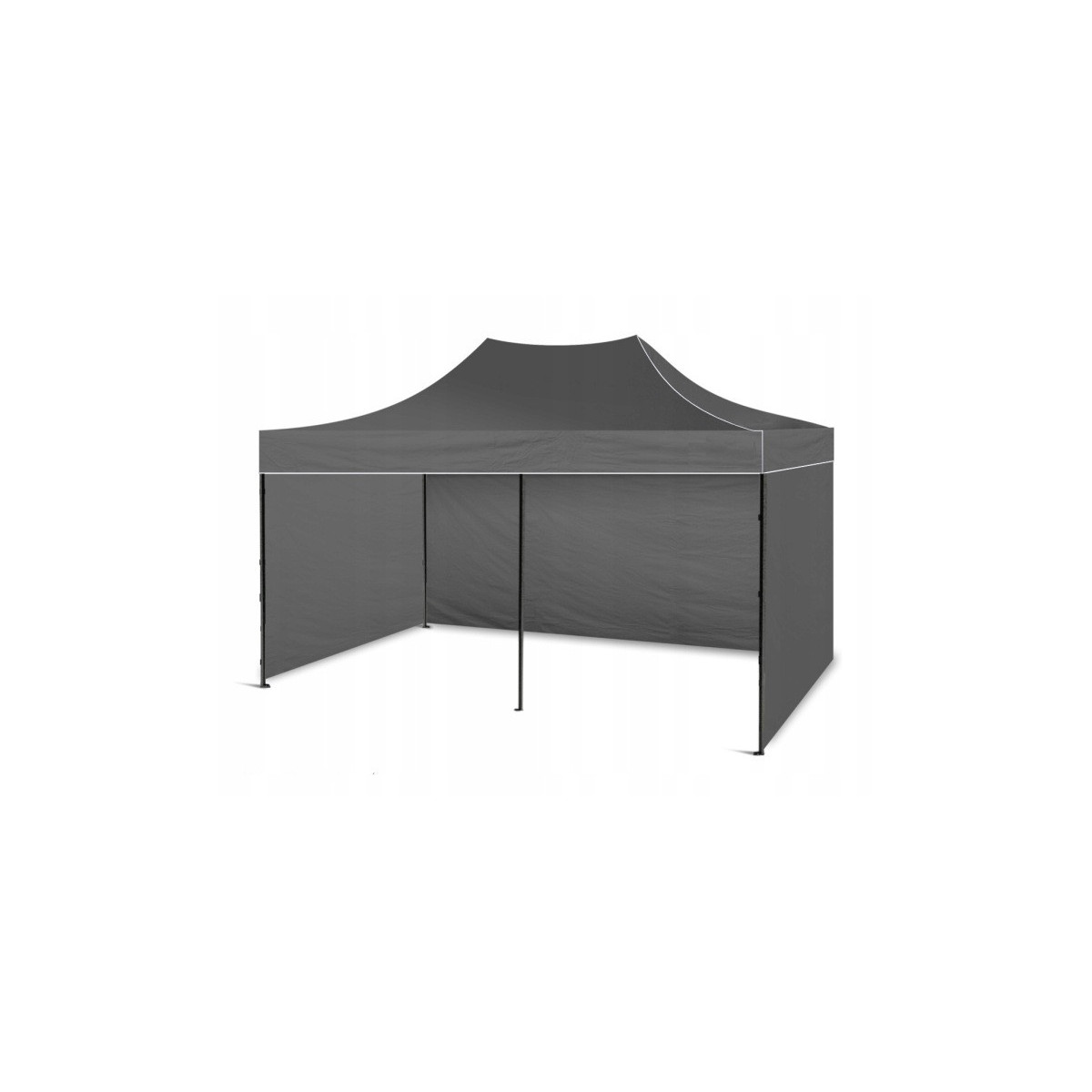 Corturi mari cu cortină în culoarea gri, cu dimensiunea de 3x6m