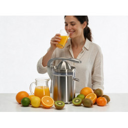 Stoarcător electric pentru citrice 280 ml – 130 W, din oțel inoxidabil
