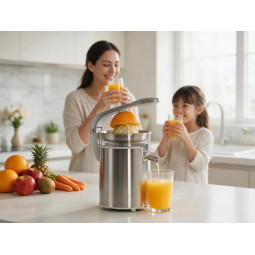 Stoarcător electric pentru citrice 280 ml – 130 W, din oțel inoxidabil