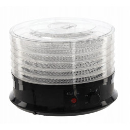 Deshidrator electric pentru alimente cu 5 niveluri și mecanism rotativ – 245 W, 32 cm