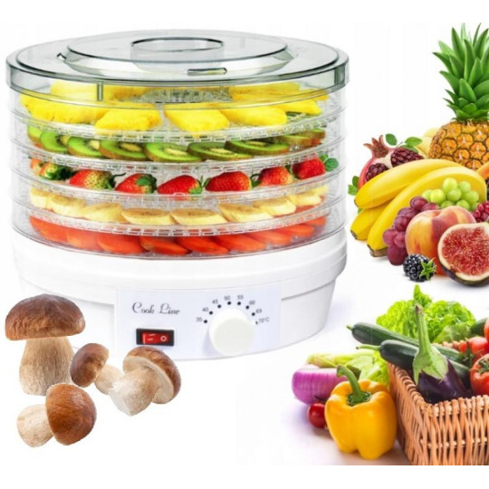 Deshidrator electric de alimente cu 5 niveluri 245 W – 32 cm
