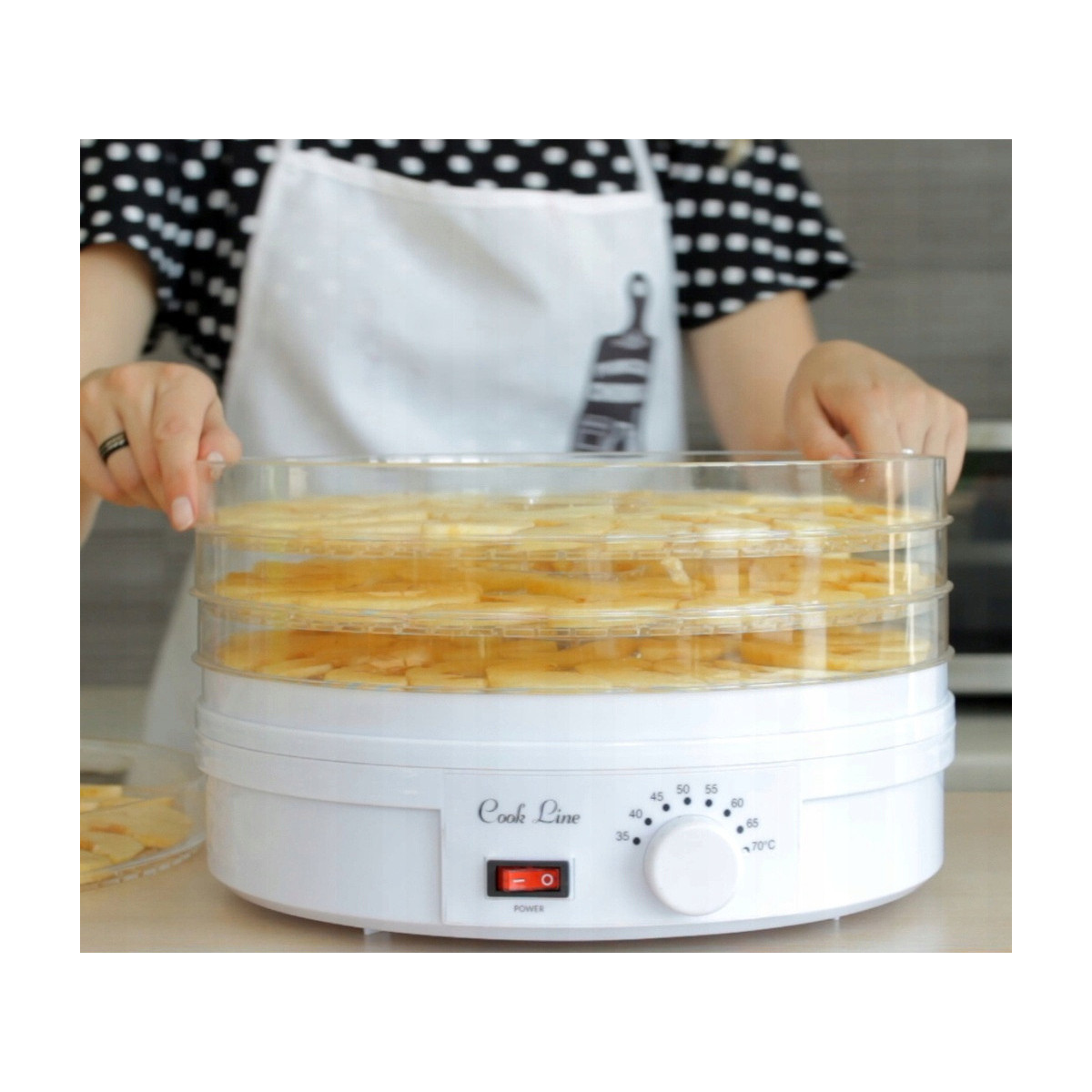 Deshidrator electric de alimente cu 5 niveluri 245 W – 32 cm