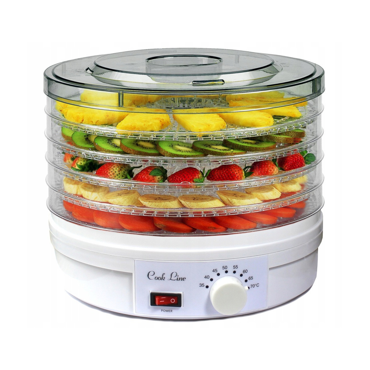 Deshidrator electric de alimente cu 5 niveluri 245 W – 32 cm