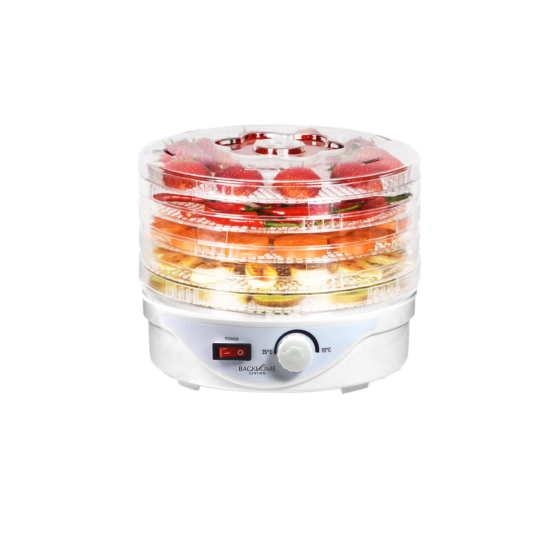 Deshidrator electric de alimente cu 5 niveluri, 250 W – 24 cm