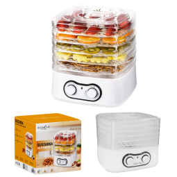 Uscător electric de alimente cu 5 niveluri, 250 W – 25 × 24 × 22 cm