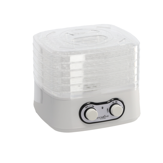 Uscător electric de alimente cu 5 niveluri, 250 W – 25 × 24 × 22 cm