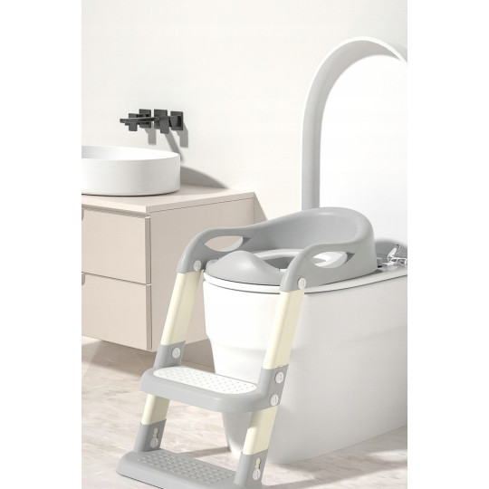 Trepte WC verzi, reglabile pe înălțime, cu adaptor pentru toaletă