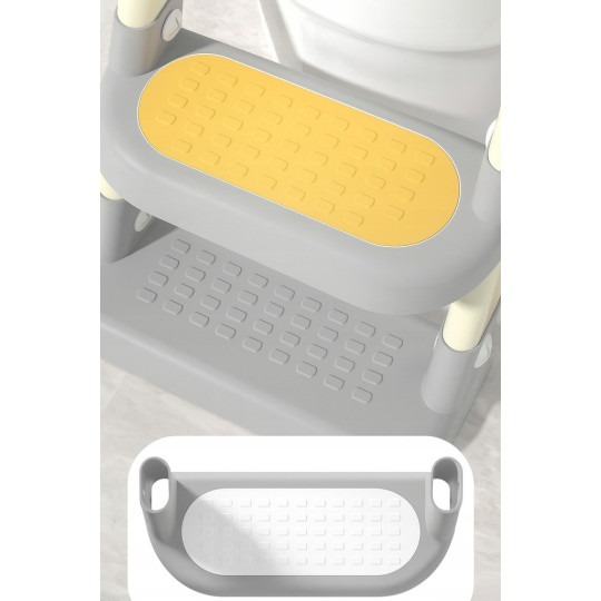 Trepte WC verzi, reglabile pe înălțime, cu adaptor pentru toaletă