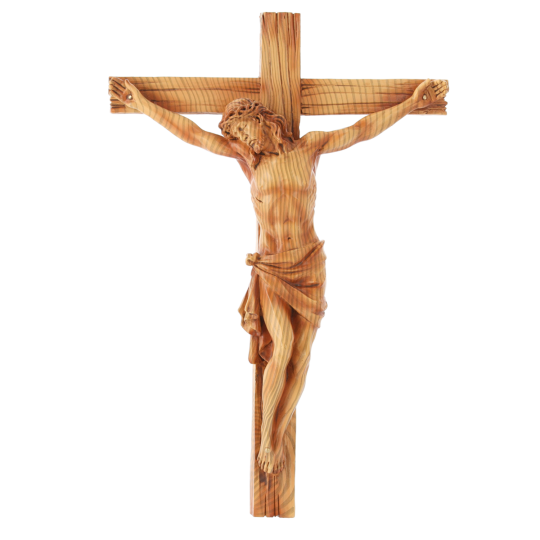 Cruce suspendată cu figura lui Isus 24 × 6,5 × 36 cm, poliresină