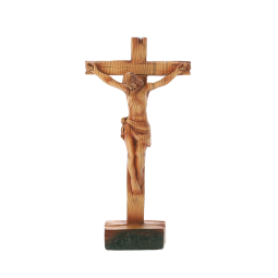 Stojaci kríž s postavou Ježiša 11 × 4,8 × 21,5 cm, polyresin