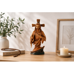 Soška Najsvätejšie Srdce Ježišovo 16 × 10,5 × 36 cm, polyresin