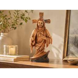 Soška Najsvätejšie Srdce Ježišovo 16 × 10,5 × 36 cm, polyresin