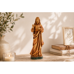 Statuetă Iisus 13,5 × 9 × 38 cm, poliresină