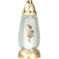 Candelă Grave, sticlă transparentă, mix decor, 28 cm, 40 h - pachet 8 buc.