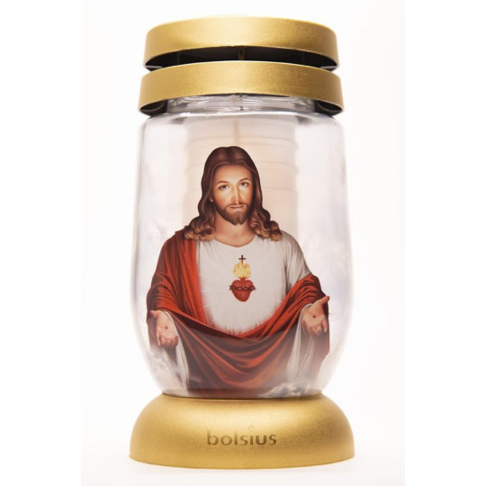 Kahanec Bolsius S12 3D Ježiš 22 cm, náplň 36 h - balenie 6 ks