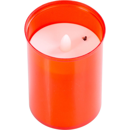LED kahanec MagicHome červený 12 cm, 2×AA - balenie 36 ks