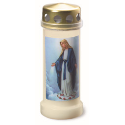 Rezervă din parafină pentru candelă Bolsius GraveLight Nr6L Maria, 70 h, 170 × 65 mm