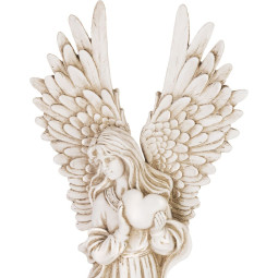 Decorațiune pentru mormânt MagicHome Înger cu inimă 41 cm - pachet de 4 bucăți