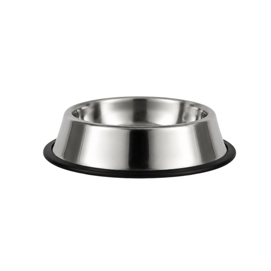 Bol antiderapant din oțel inoxidabil pentru câine 1550 ml – 22 × 29,5 × 7 cm