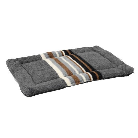 Culcuș pentru câine și pisică 80 × 55 × 4 cm, gri